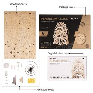 Puzzle 3D Orologio a Pendolo - immagine 4